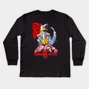 Age of Grimzilla Kids Long Sleeve T-Shirt